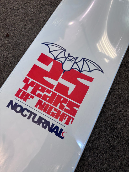 Product with '25 Years of Night Nocturnal' branding on a white background