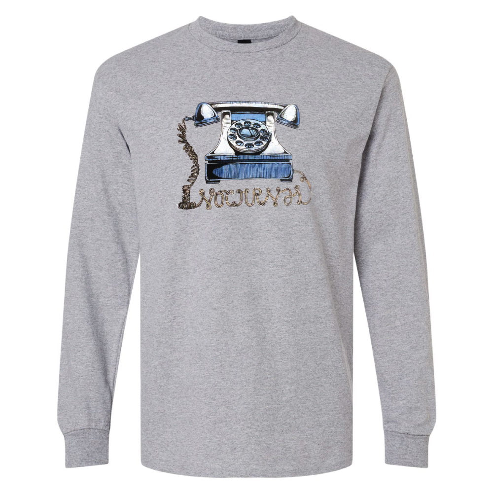 Nocturnal "Phone" Longsleeve Tee (Ash Grey)