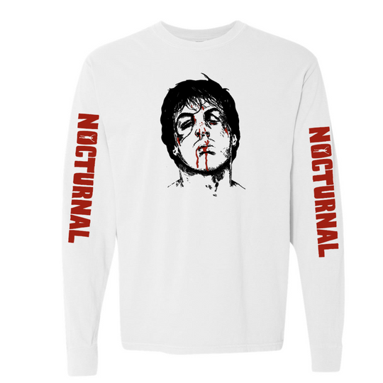 Nocturnal 'Rocky' Longsleeve Tee (White)