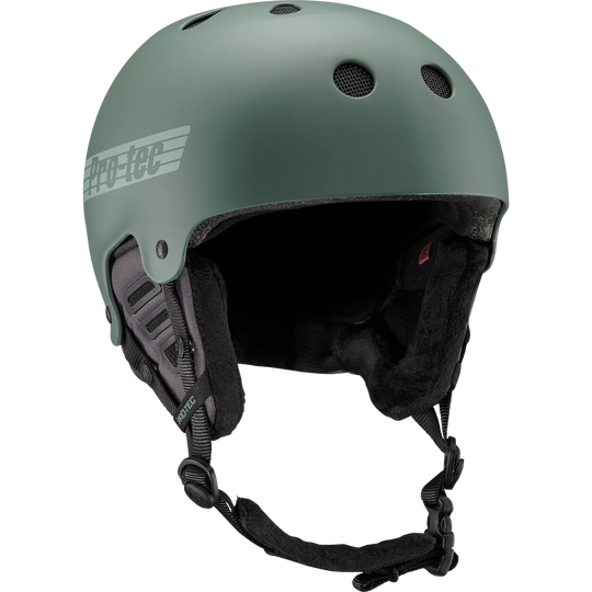 Protec Old School Snow Helmet W/MIPS (Matte Veridian)