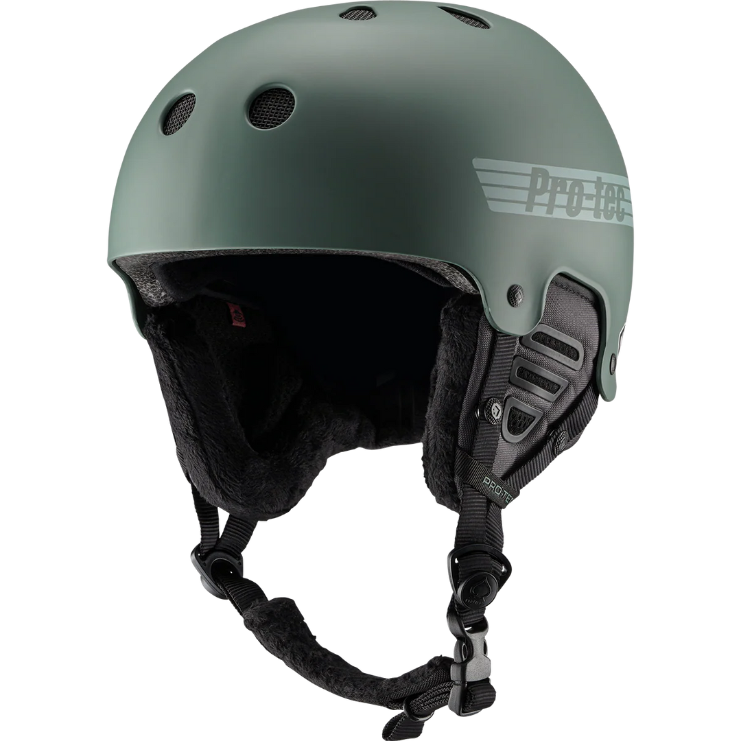 Protec Old School Snow Helmet W/MIPS (Matte Veridian)