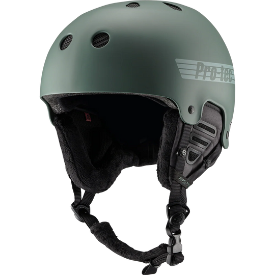 Protec Old School Snow Helmet W/MIPS (Matte Veridian)