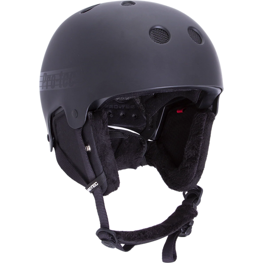 Protec Old School Snow Helmet W/MIPS (Stealth Black)