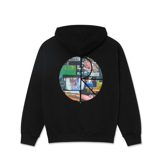 Polar Fill Logo Ourselves Collage Dave Hoodie (Black)