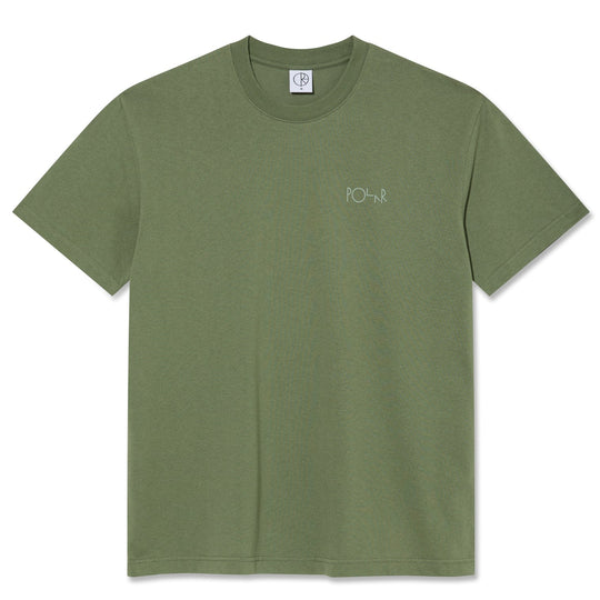 Polar Stroke Logo Contrast Tee (Moss Green)