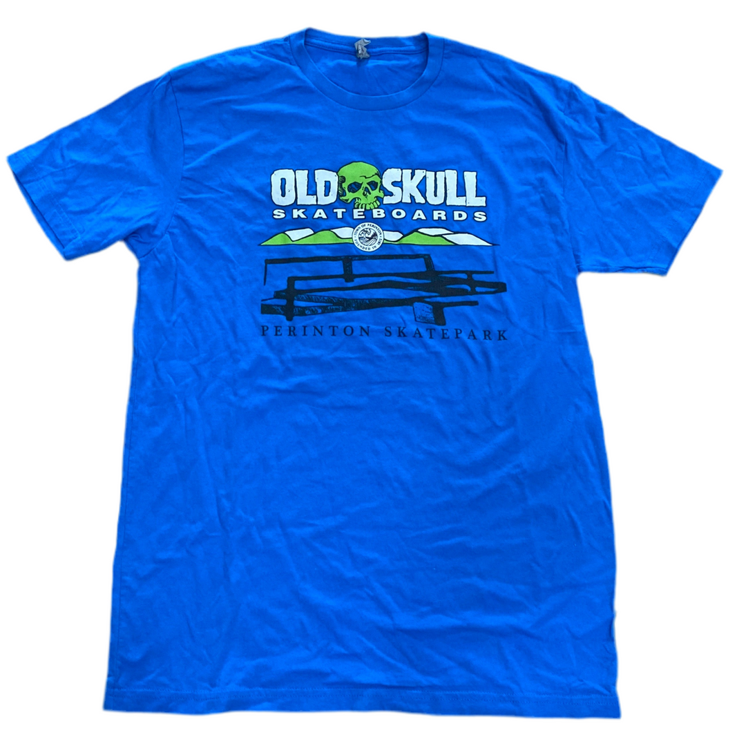 Perinton Skateparks Old Skull Skateboards Tee
