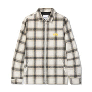 Butter Goods Plaid Flannel Insulated Overshirt (White)