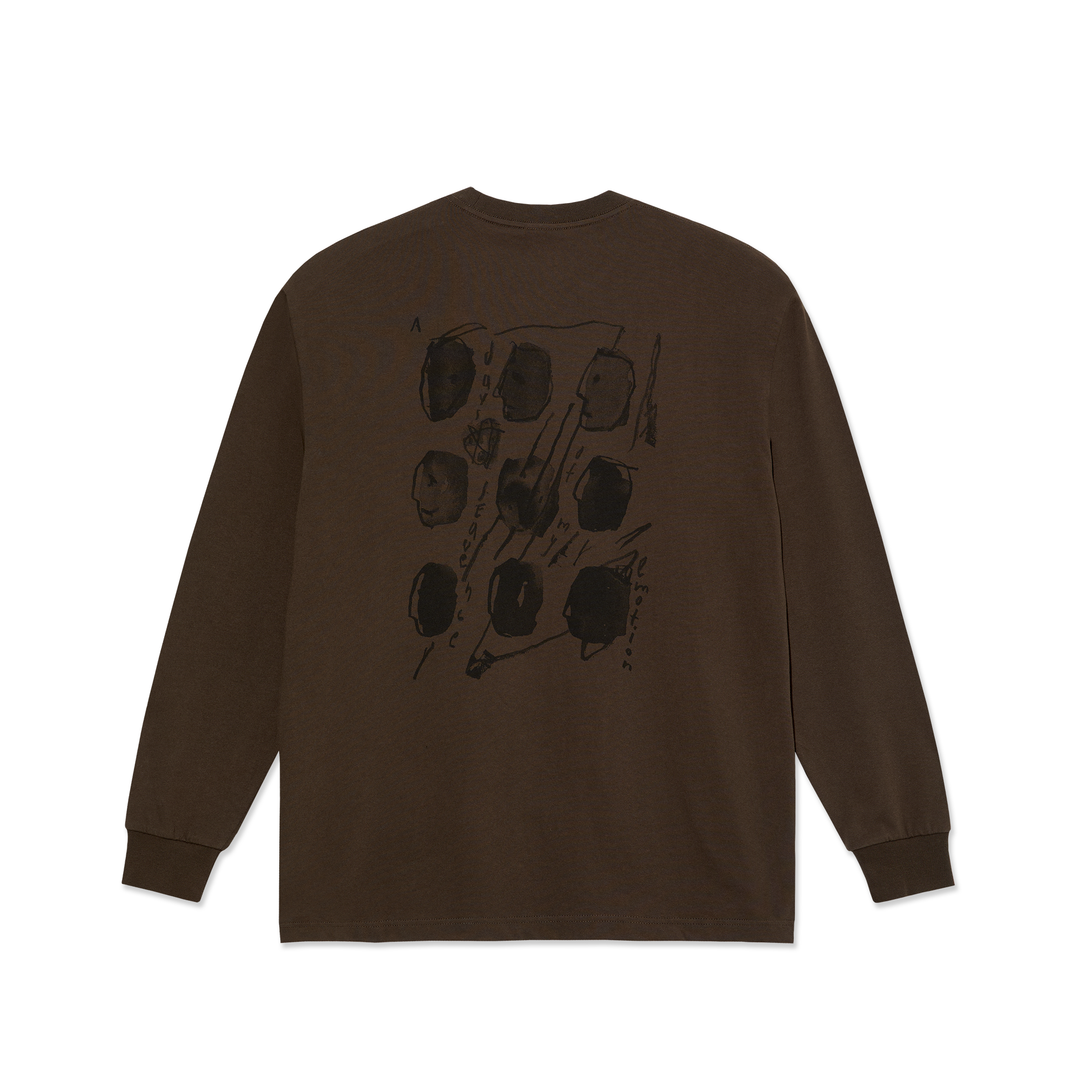 Polar Sequence Long Sleeve Tee (Brown)