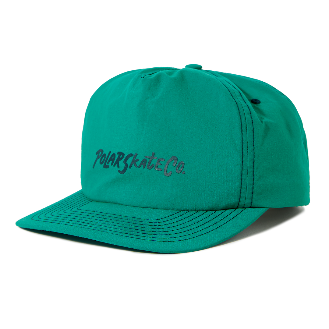 Teal cap with 'Polar Skate Co.' logo on a white background