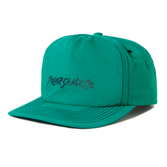 Teal cap with &