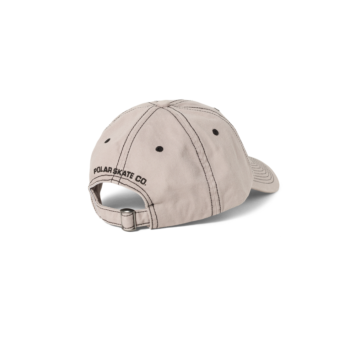 Polar Skate Co. Sai Cap - Contrast (Washed Grey)