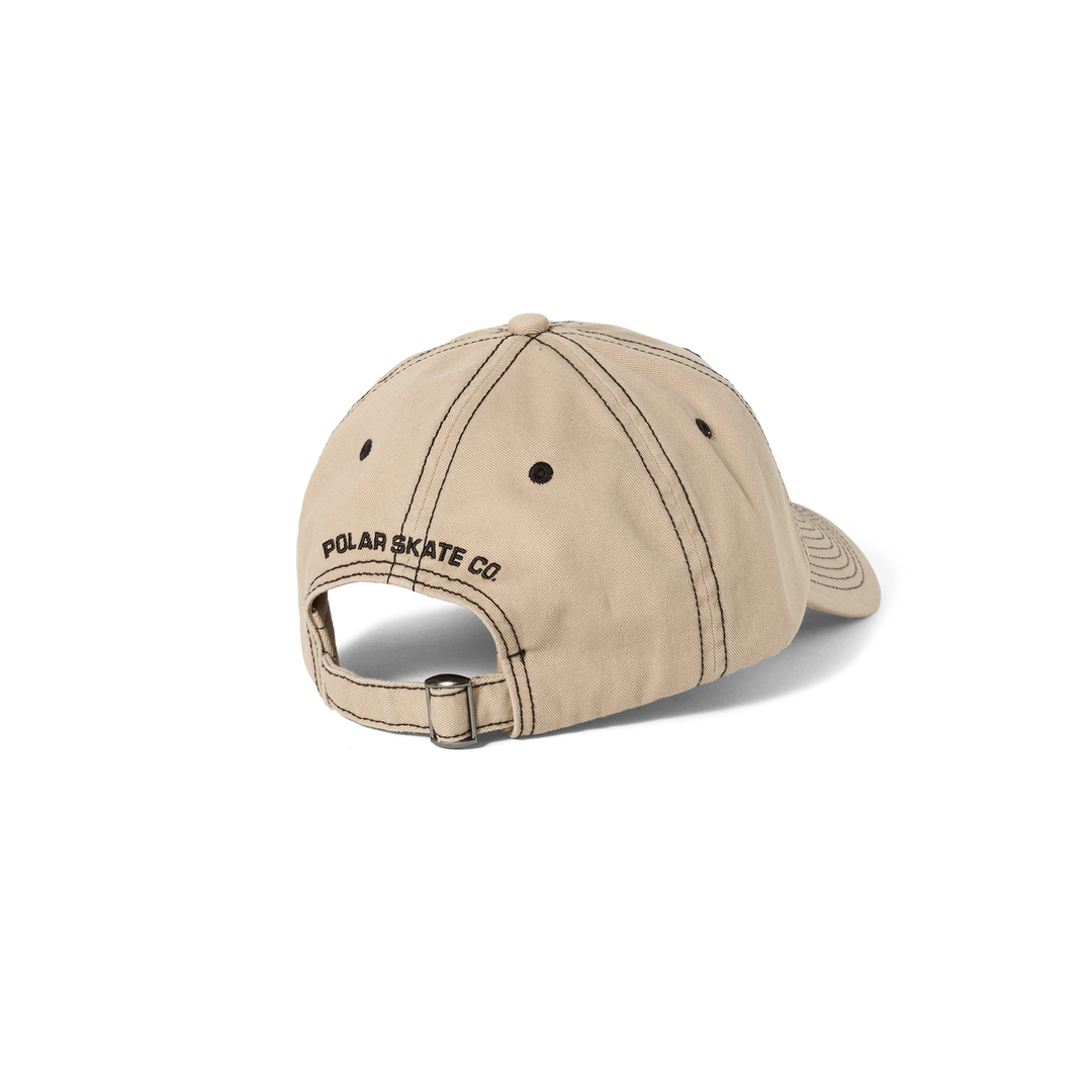 Polar Skate Co. Sai Cap - Contrast (Washed Taupe)