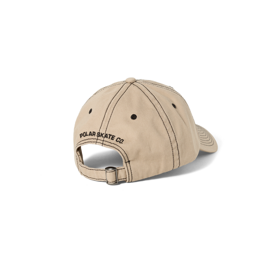 Polar Skate Co. Sai Cap - Contrast (Washed Taupe)