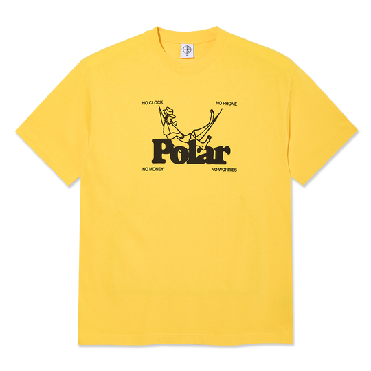 Polar Skate Co. No Worries Tee (Lemon)