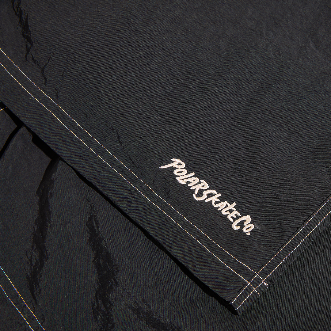 Polar Skate Co. Ziggy Swim Shorts (Black)