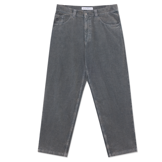 blue/Gray polar jeans on a white background