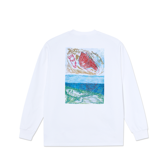 Polar Skate Co Dunes Long Sleeve (White)