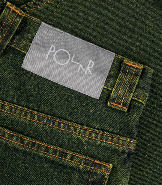 Polar 93! Pants (Chartreuse/Blue)