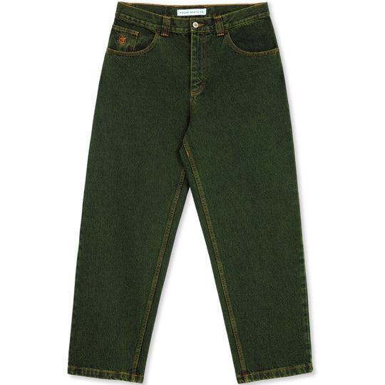 Polar 93! Pants (Chartreuse/Blue)