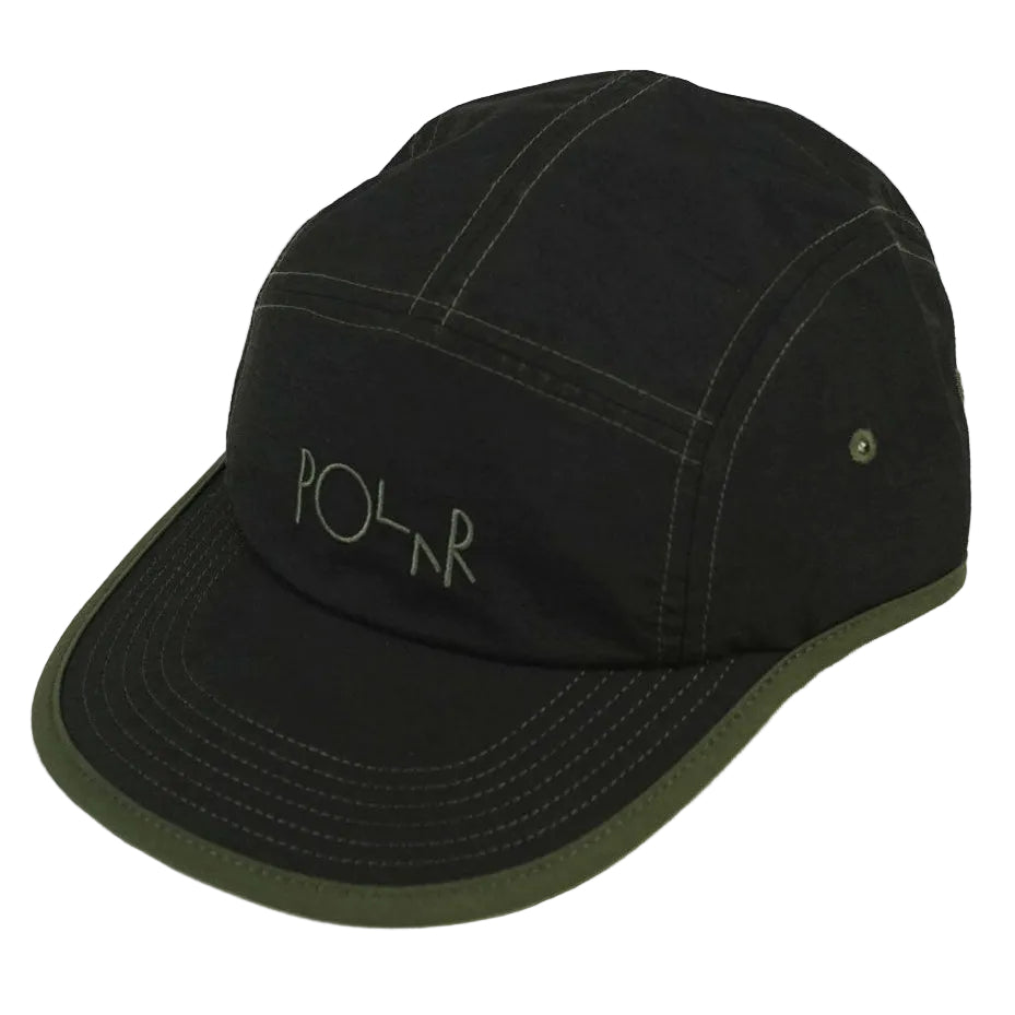 Black/ army green cap with 'Polar' logo 