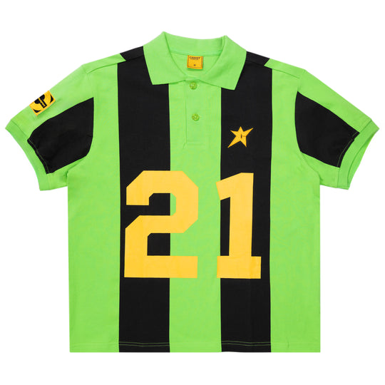 Carpet Company Striped Polo Jersey (Green)