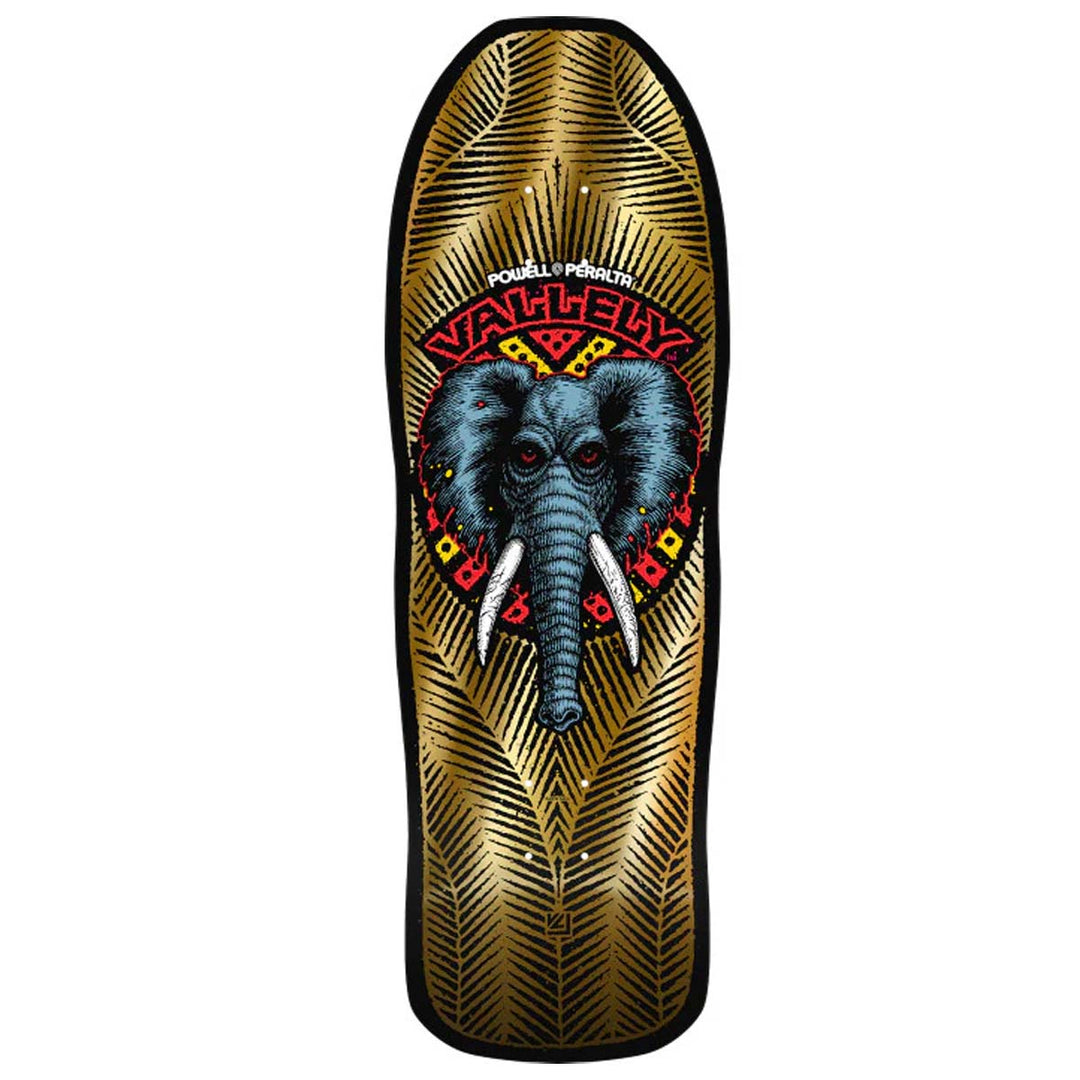 Powell Peralta Mike Vallely Elephant Deck 10' (Gold Foil)