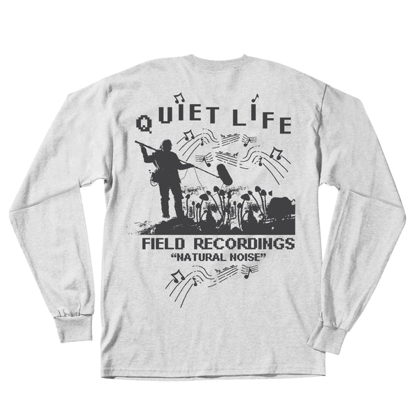 The Quiet Life Field Recordings Long Sleeve Tee (Ash Grey)