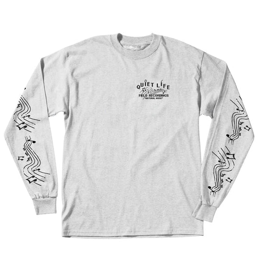 The Quiet Life Field Recordings Long Sleeve Tee (Ash Grey)