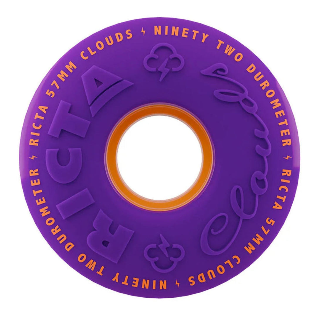 Ricta Clouds Purple Orange Wheels (57mm/ 92A)