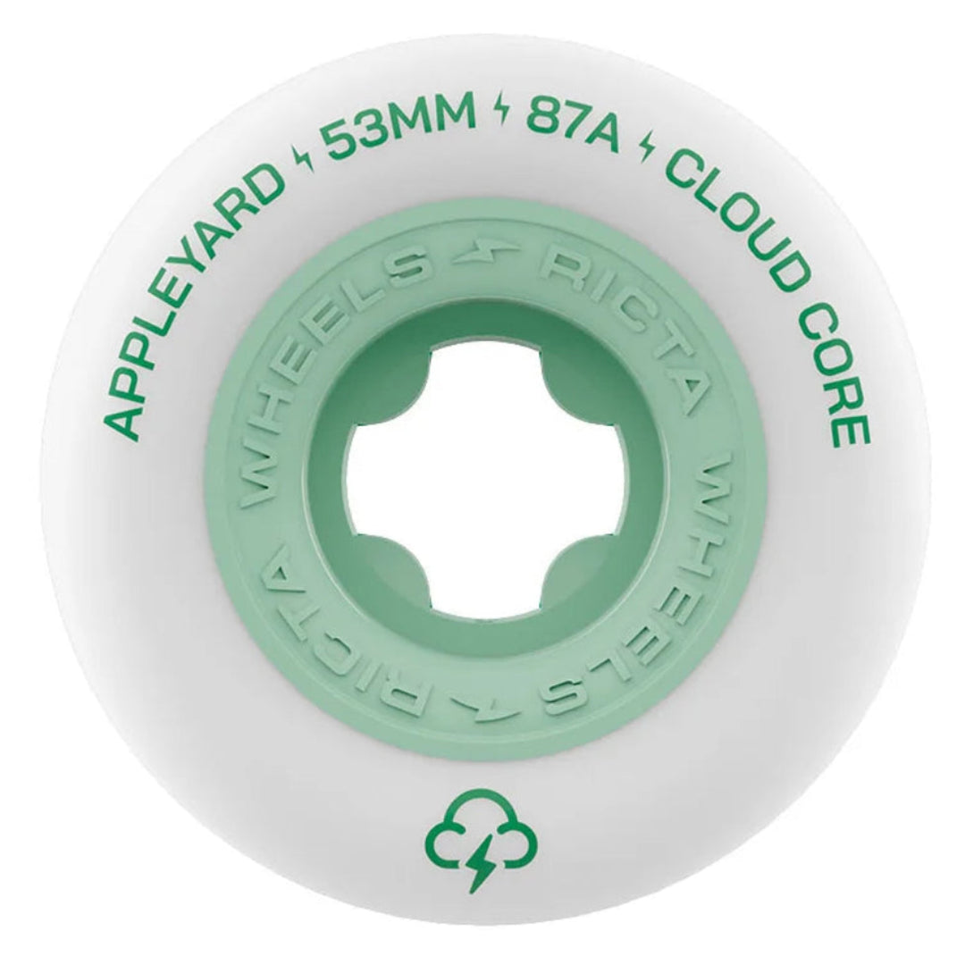 Ricta Appleyard Clouds White Seafoam Wheels (53mm/ 87A)