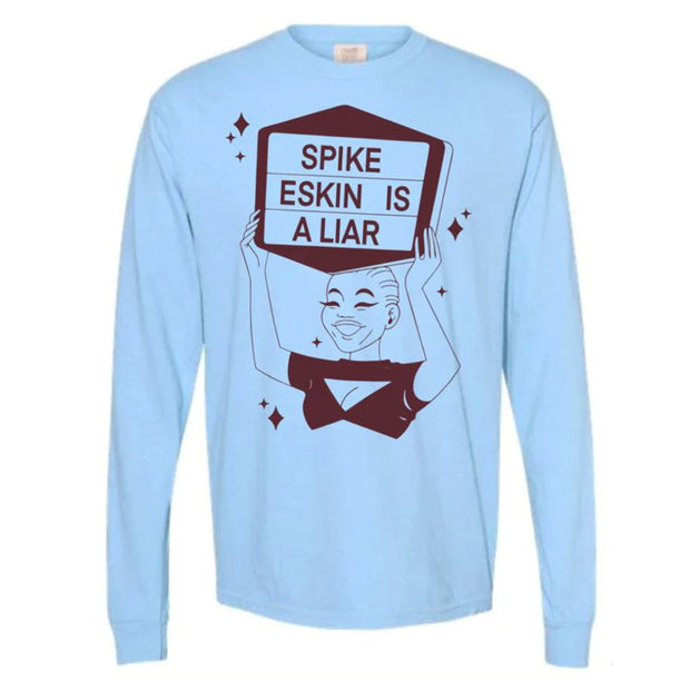 Rights To Ricky Sanchez Spike Eskin Is A Liar Longsleeve T-shirt (Baby Blue)