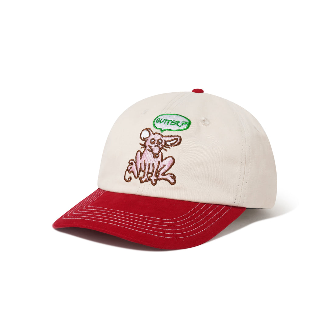 Butter Goods Rodent 6 Panel Cap (burnt red)