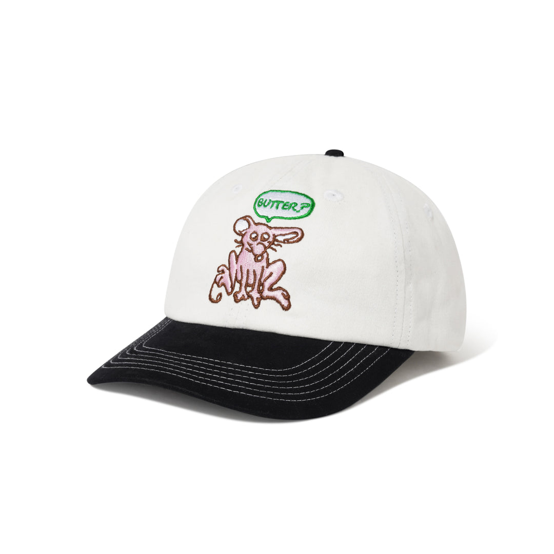 Butter Goods Rodent 6 Panel Cap (white)