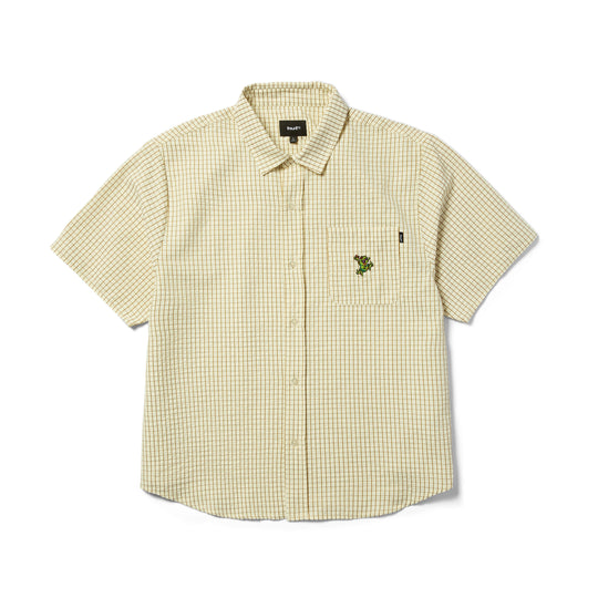 Huf Stuck On You Button Up S/S Shirt (Natural)