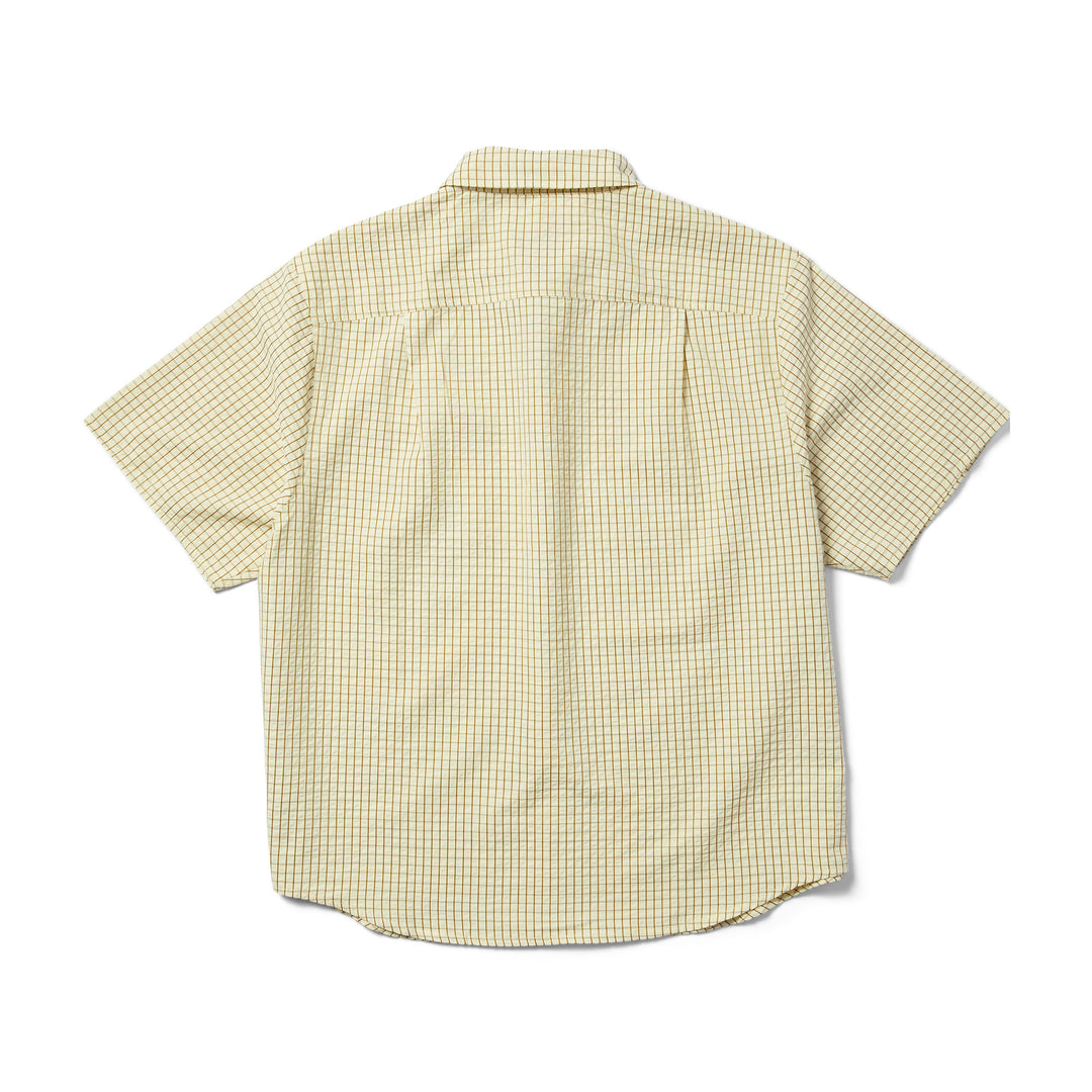 Huf Stuck On You Button Up S/S Shirt (Natural)