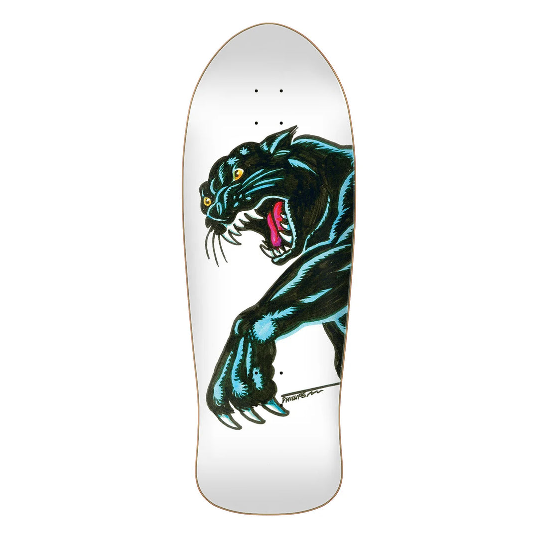 Santa Cruz Natas Sketch Panther Reissue Deck (10.54")