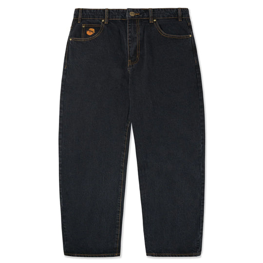 Butter Goods Santosuosso Denim Pants (Washed Black/Orange)