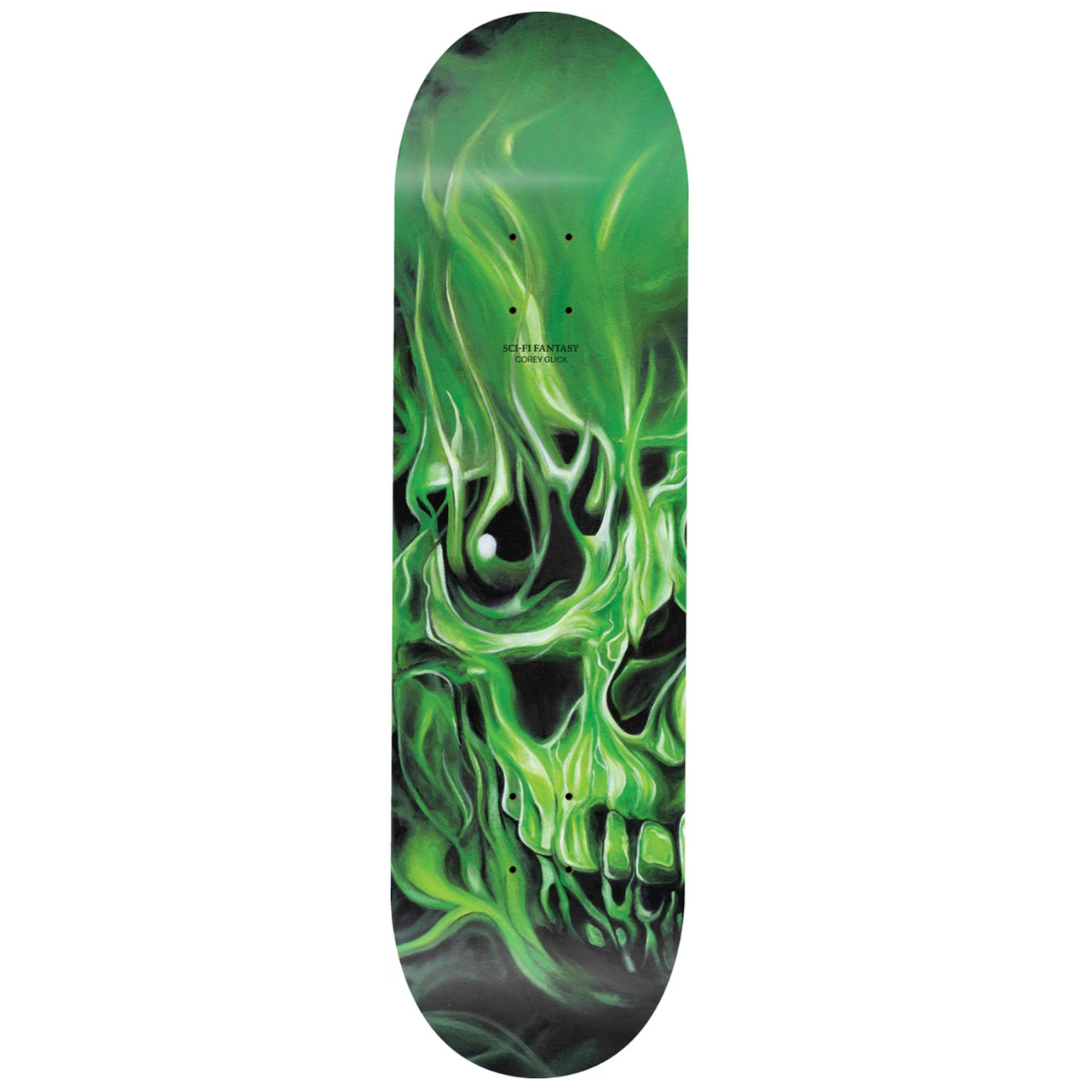 green skateboard