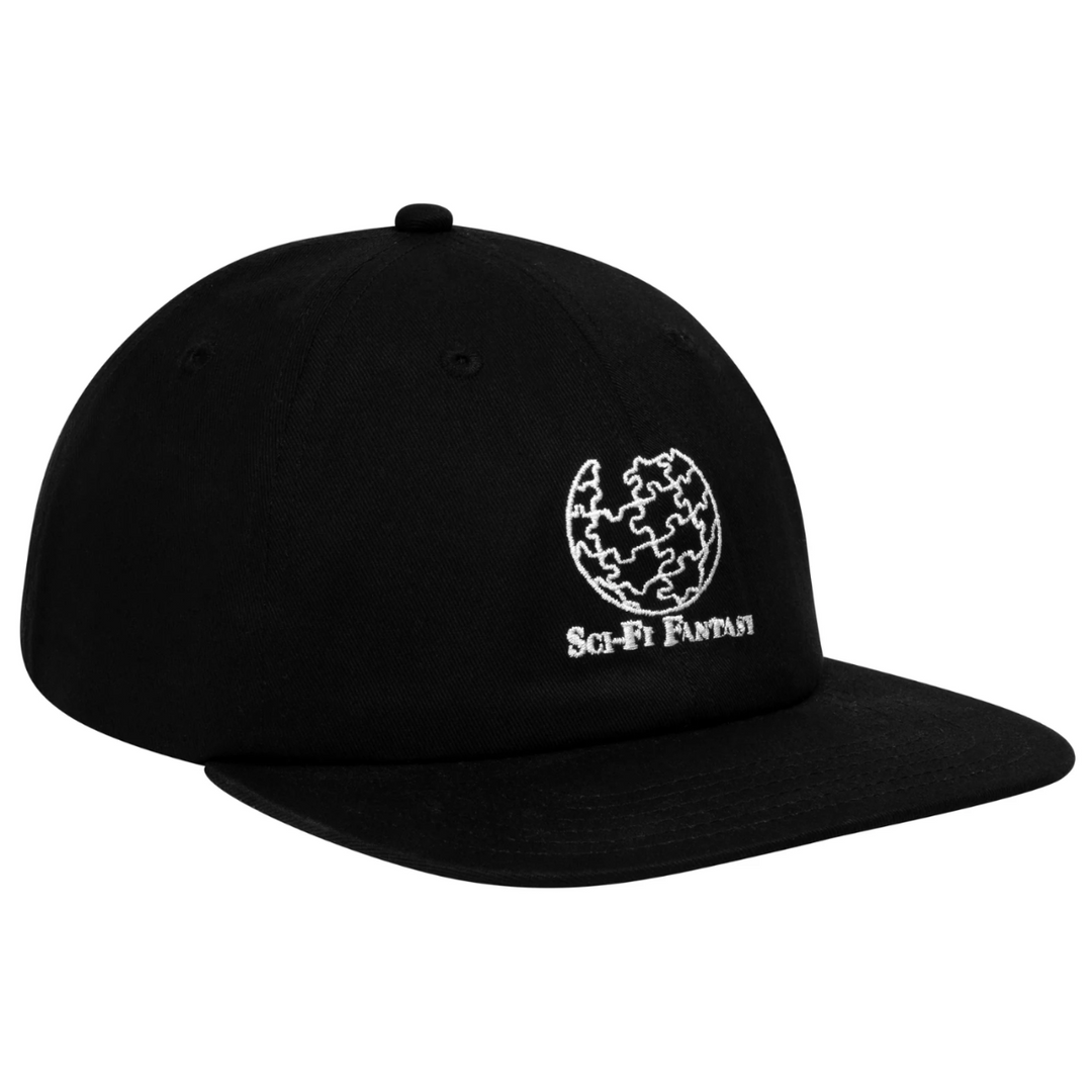 black hat with puzzle logo
