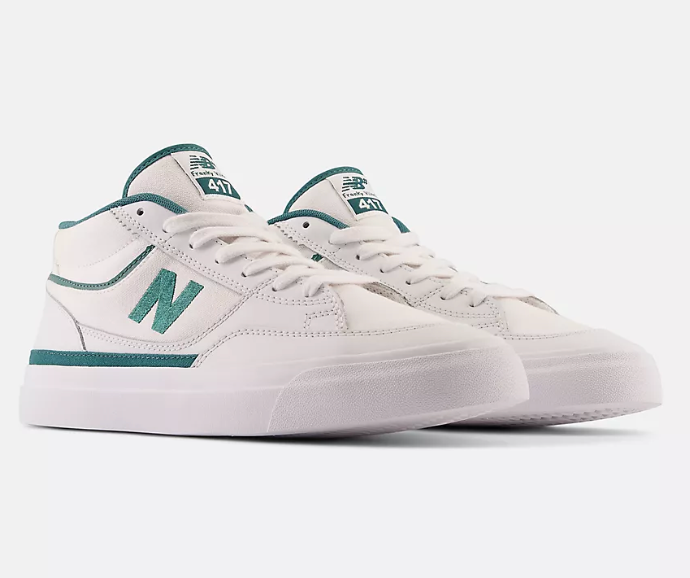 New Balance Numeric 417 Villani (White/Green)