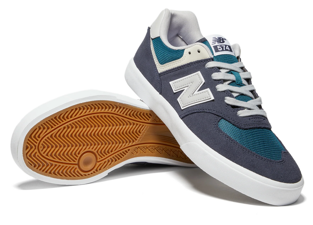 New Balance Numeric 574 Vulc Navy Grey 10