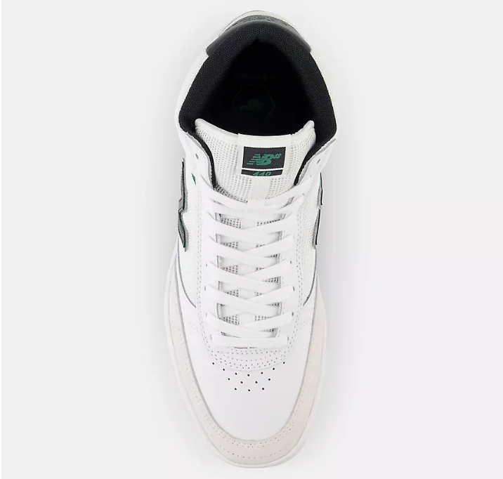 New Balance Numeric 440 High (White/Black/Green)