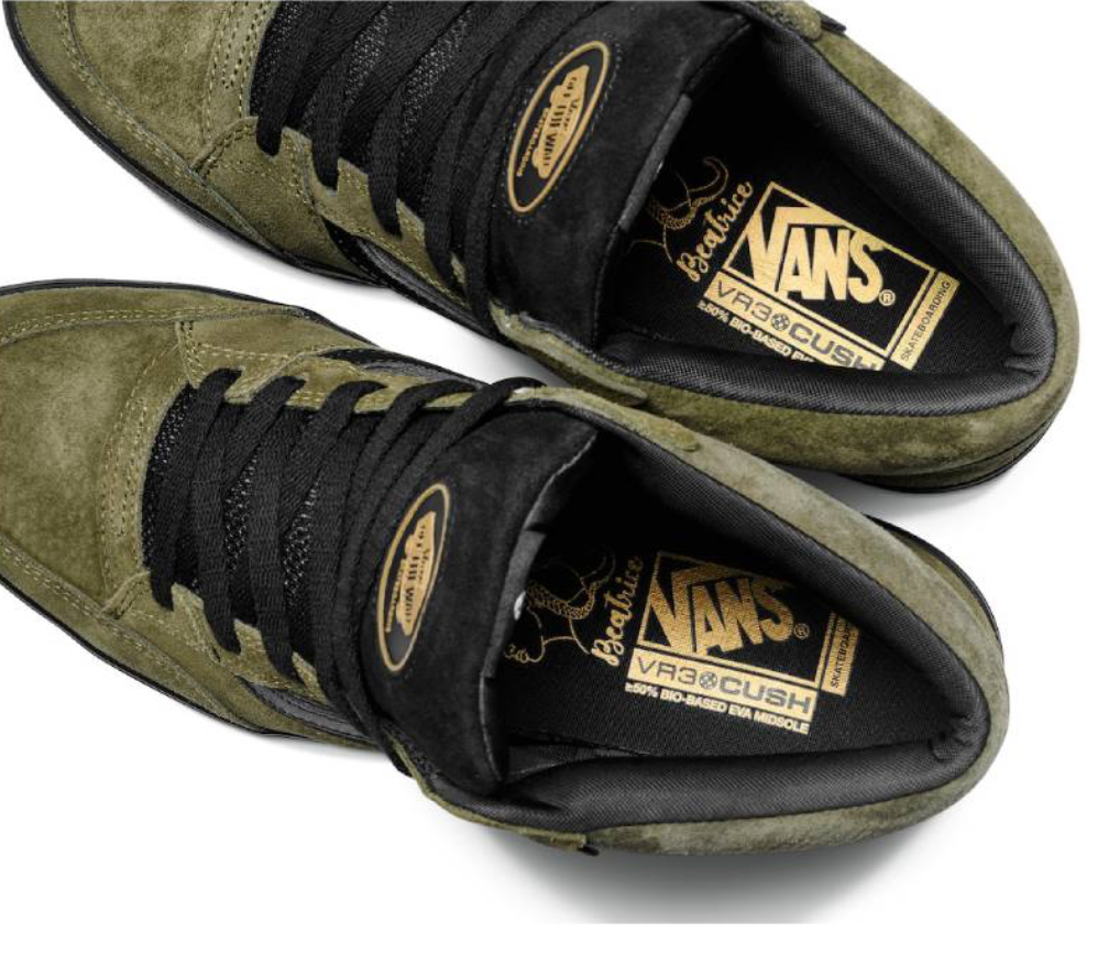 Vans Skate Zahba Mid Beatrice Domond (Dark Olive) – Kinetic Vans Skate Zahba Mid Beatrice Domond (Dark Olive) – Kinetic