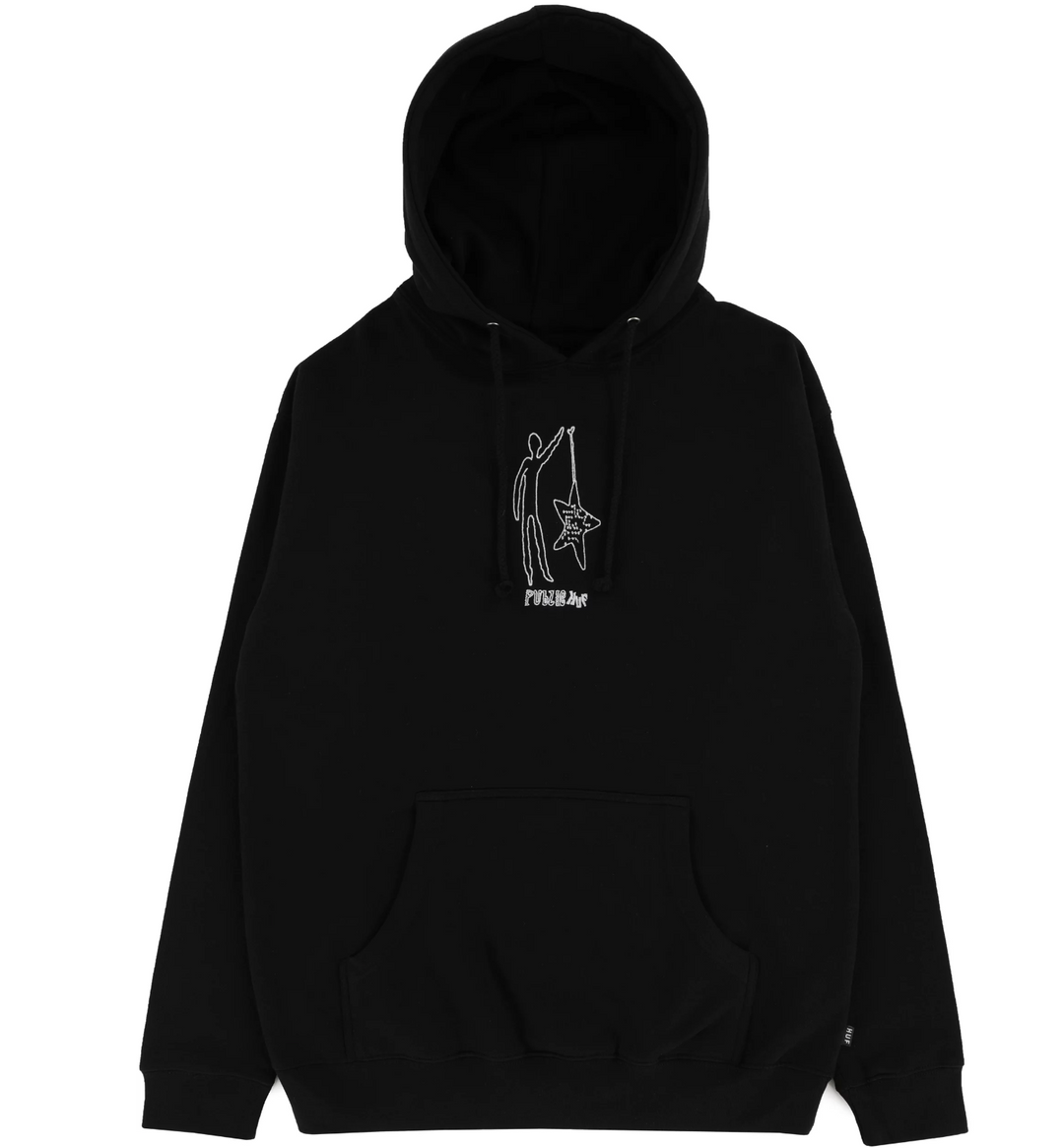 Public X Huf Star Hoodie (Black)