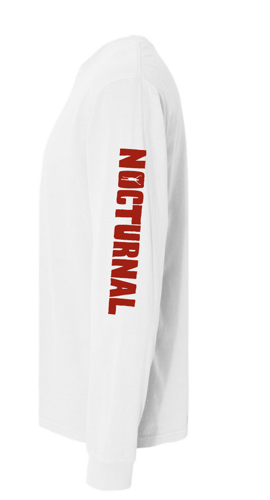 Nocturnal 'Rocky' Longsleeve Tee (White)