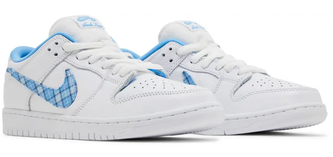 Nike SB Dunk Low Pro x Nicole Hause (White/University Blue-White)