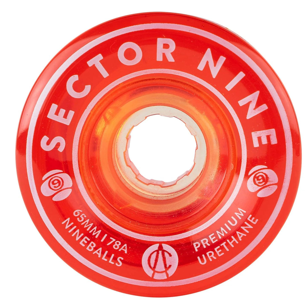 RedSector Nine skateboard wheel on a white background