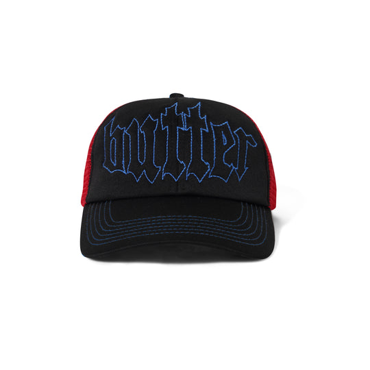 Butter Goods Shock Trucker Cap (black)