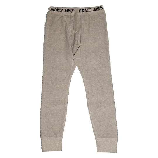 Gray sweatpants with 'Skate Jawn' waistband 