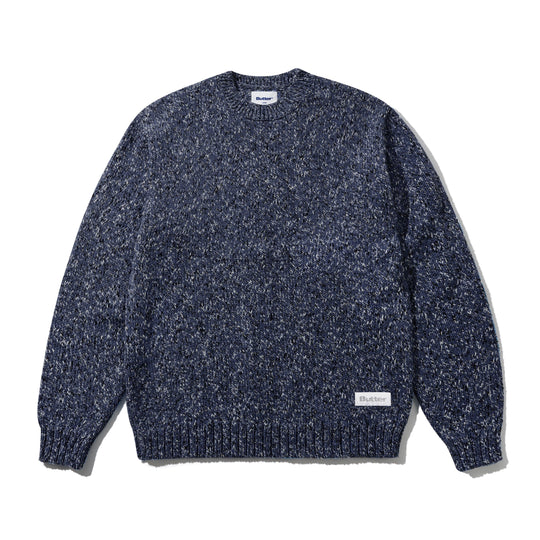 Butter Goods Speckle Knit Sweater (Navy)